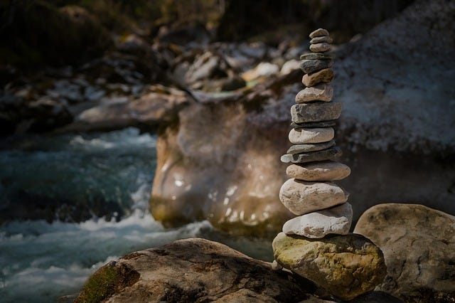 Meditation session for calming the mind