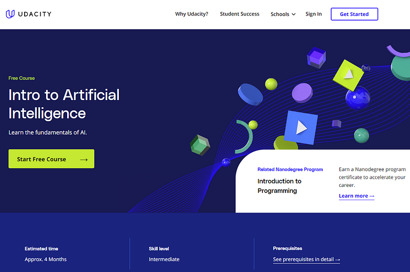 Udacity Intro to AI Course
