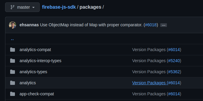 Firebase JavaScript SDK Modules Overview