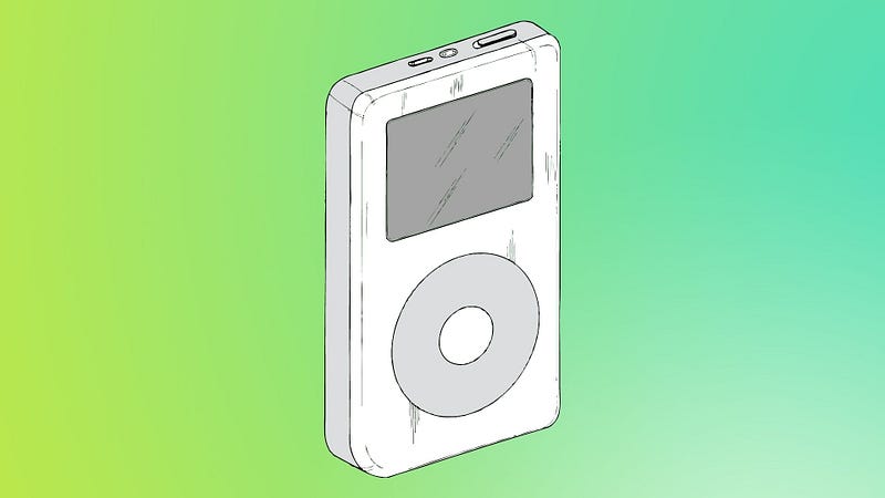 Iconic iPod silhouette