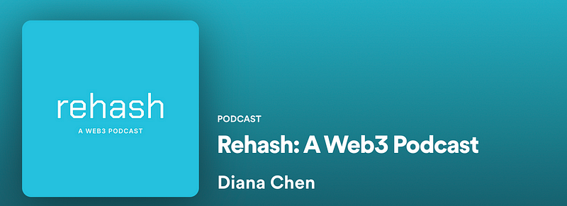 Community-driven podcast Rehash hosted by Diana Chen