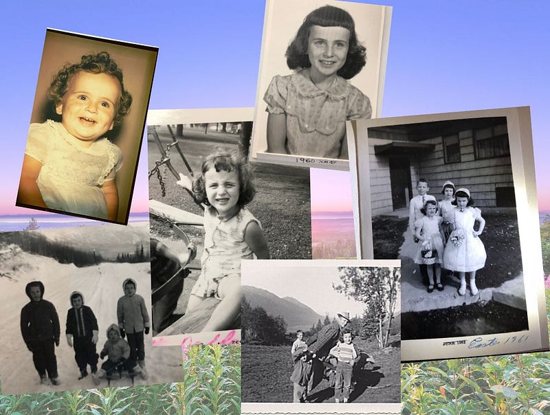 Collection of childhood photographs