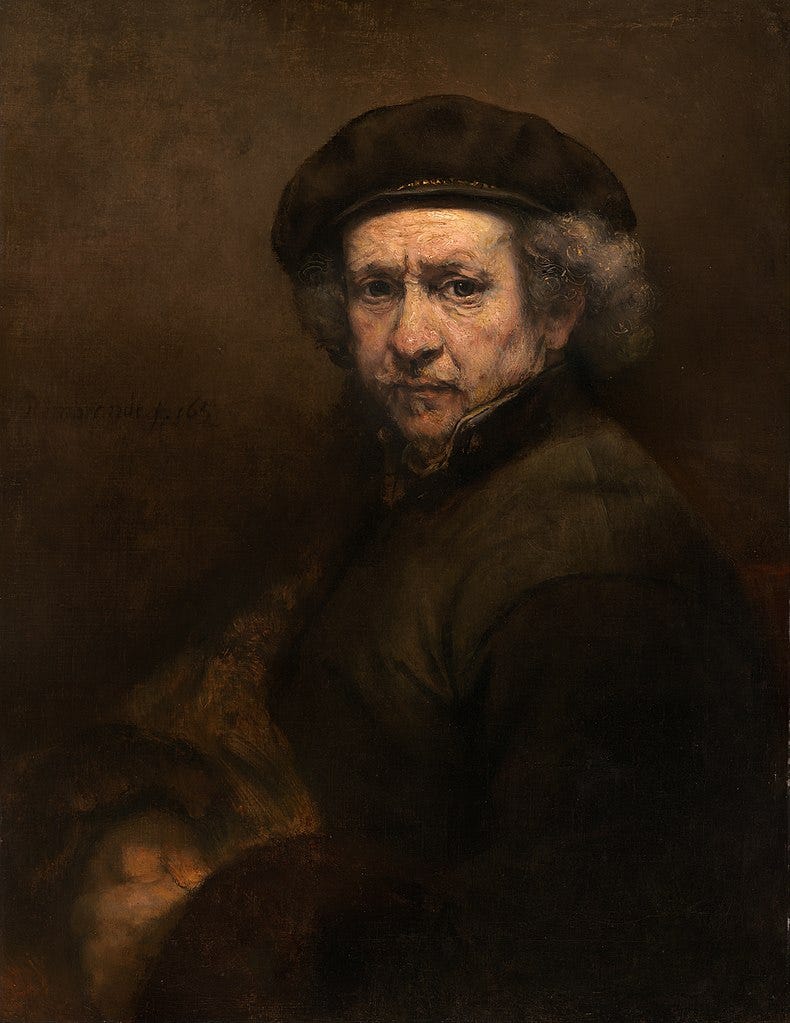 Rembrandt's self-portrait