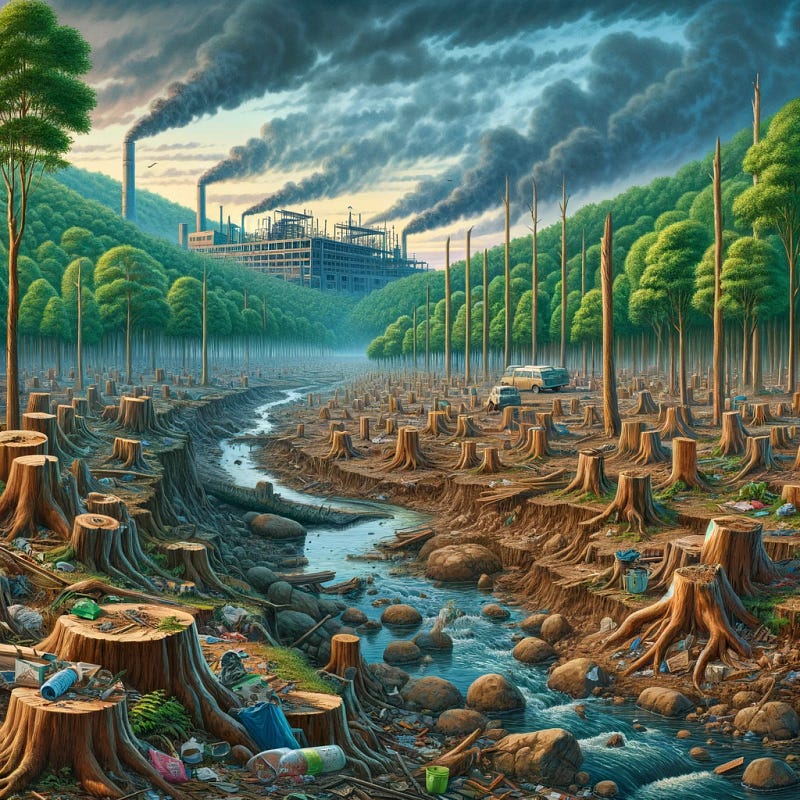 Consequences of biodiversity loss depicted