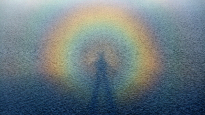 Spectacular optical phenomenon in nature