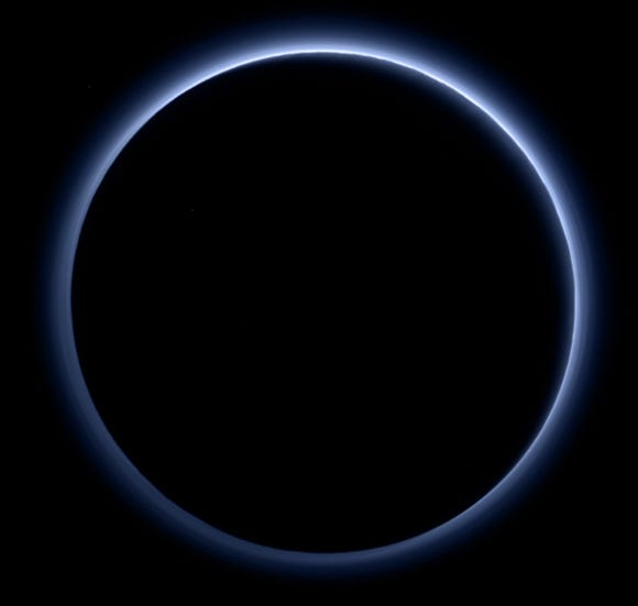 Pluto's atmosphere captured by New Horizons spacecraft