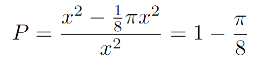 Formula for calculating probability