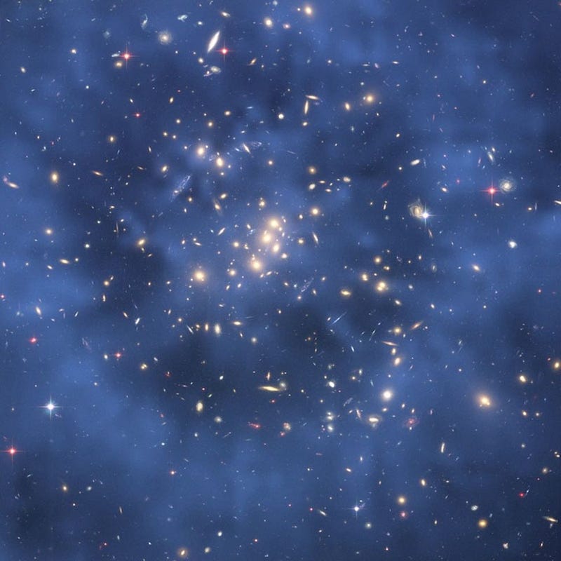 Hubble Space Telescope image of dark matter