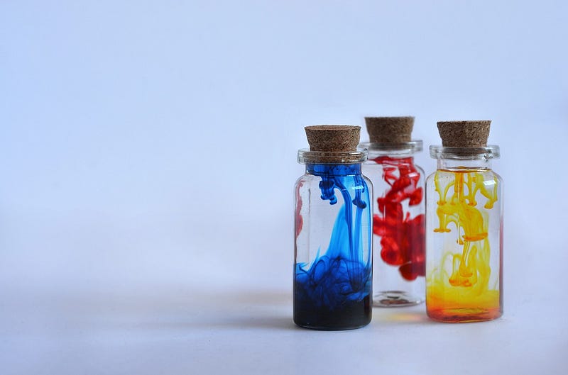 Colorful candies on display