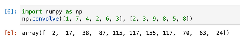 Confirming polynomial multiplication with Python.