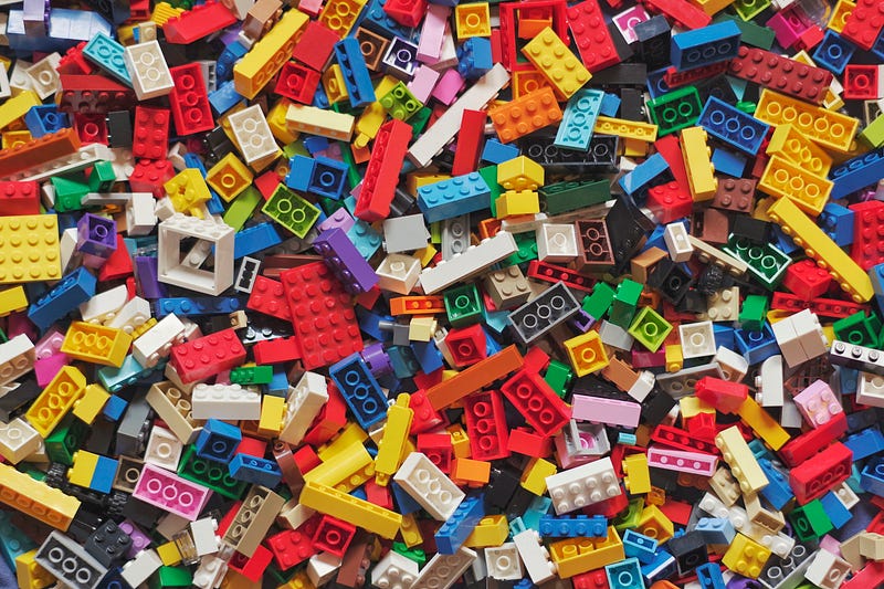 LEGO bricks inspiring creativity