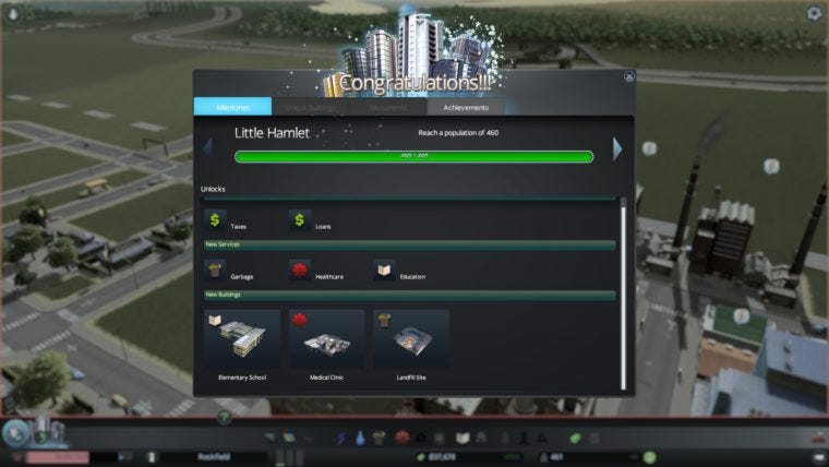 Milestone Achieved in Cities Skylines