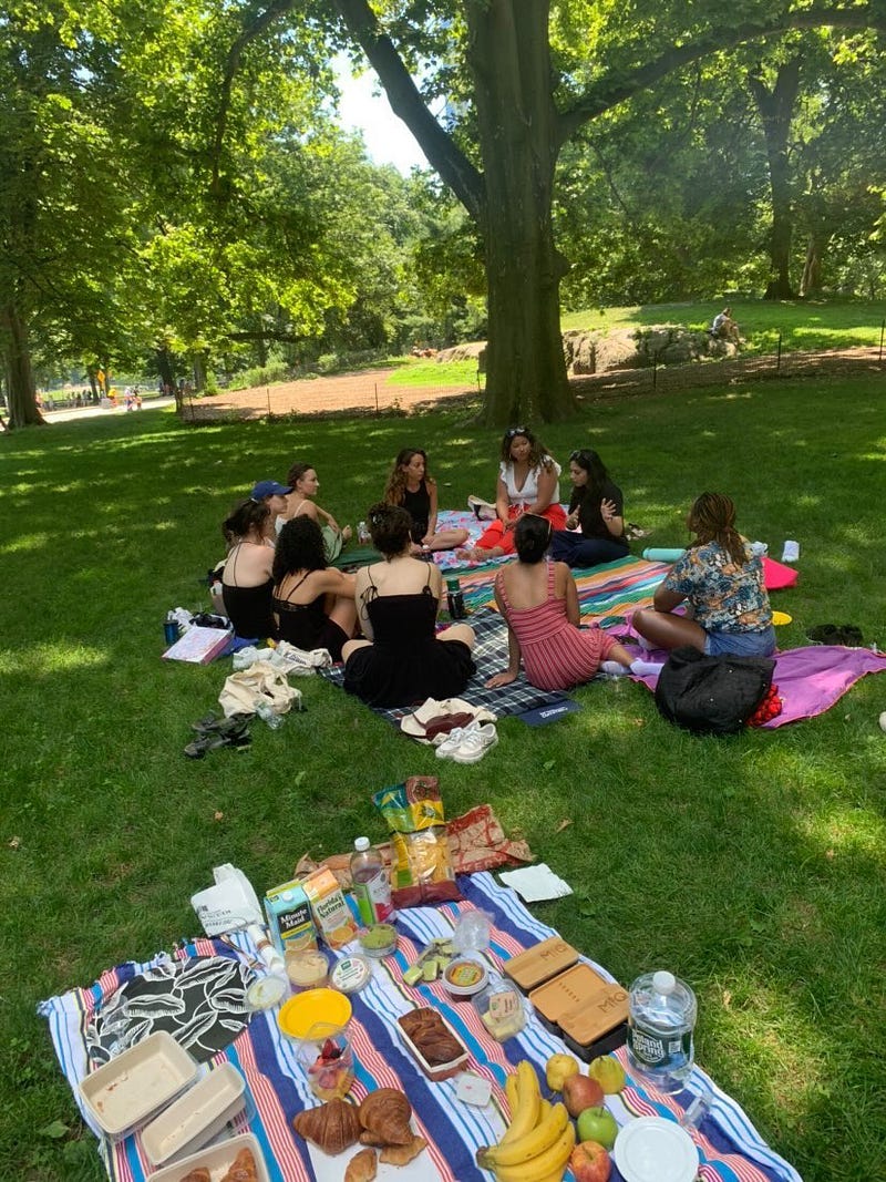 Community gathering at Central Park