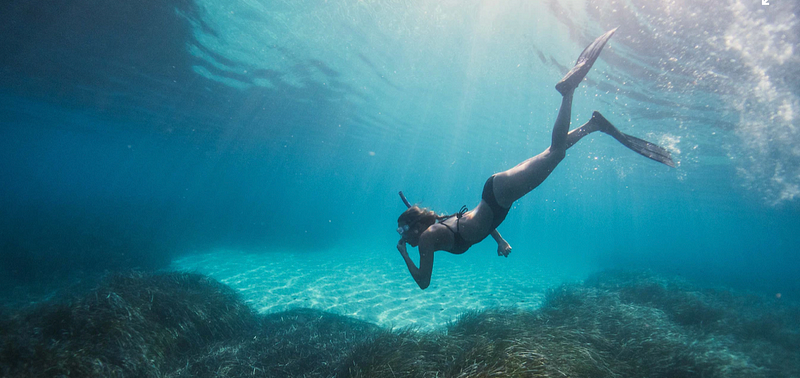 Snorkeling gear preparation