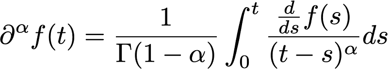 Caputo Fractional Derivative