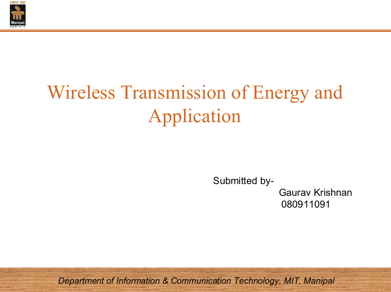 Conceptual illustration of wireless electricity