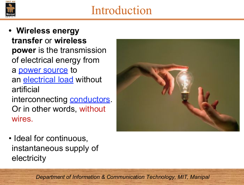 Diagram of wireless power transfer mechanism