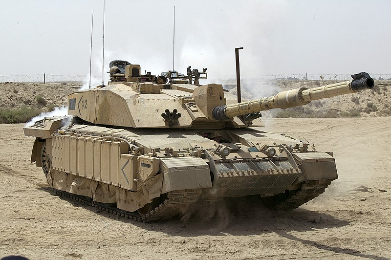 Image of a British main battle tank