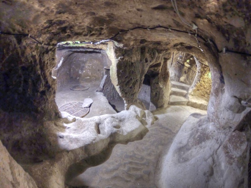 Well-preserved underground chamber in Derinkuyu