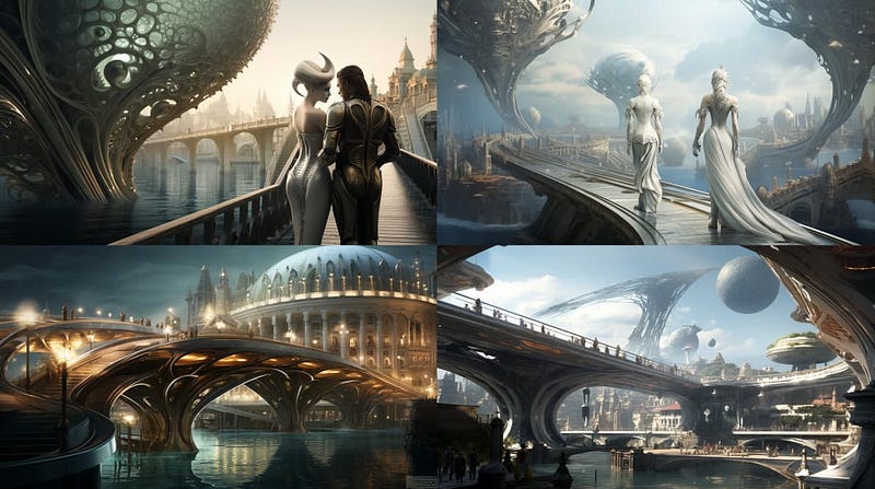 Sci-fi love story in Venice