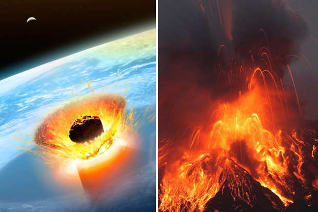 Illustration of lithospheric debris ejection