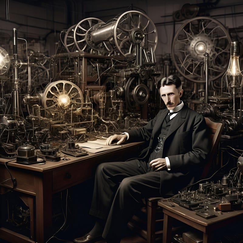 Nikola Tesla's innovative contributions to electricity