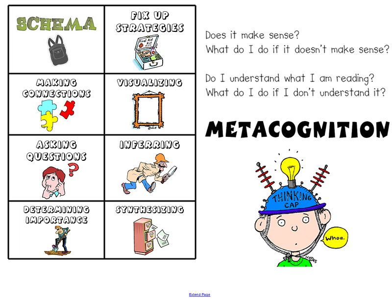 Concept of metacognition