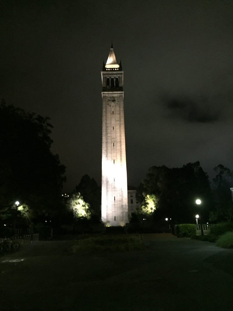 Night view of the Campanile