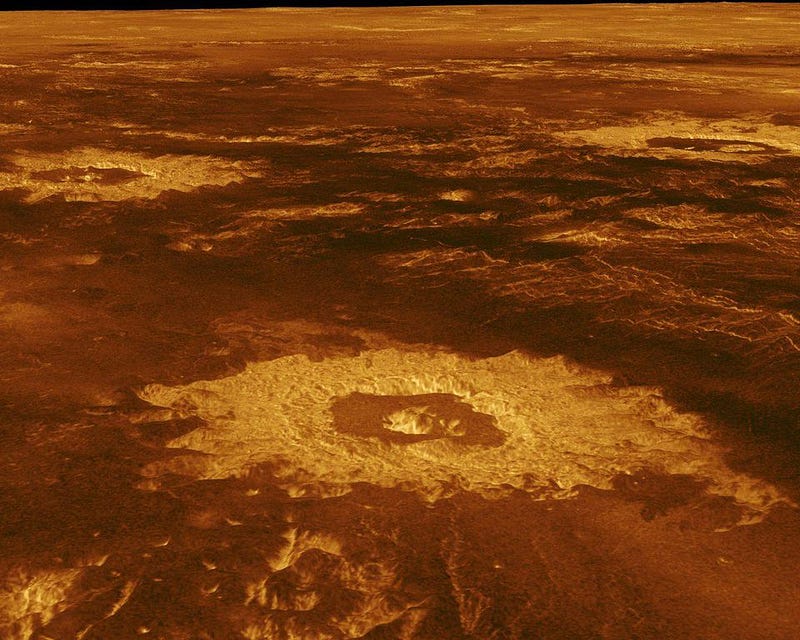 Radar mapping of Venus's surface by Magellan