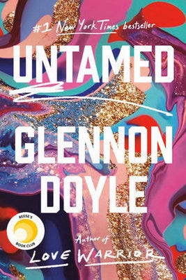 Book cover for "Untamed" by Glennon Doyle