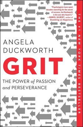 Book cover for "Grit" by Angela Duckworth