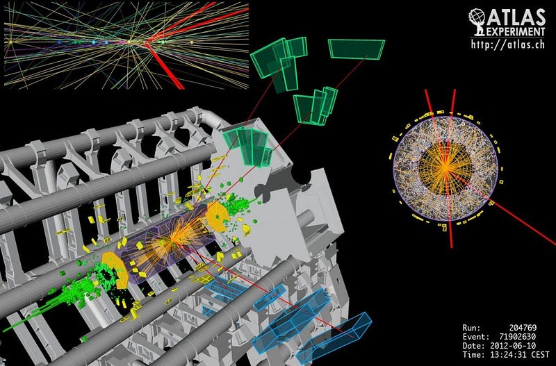 Muon event in the ATLAS detector